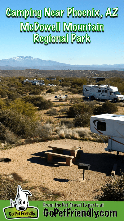 Pet Friendly Camping Near Phoenix - McDowell Mountain Regional Park